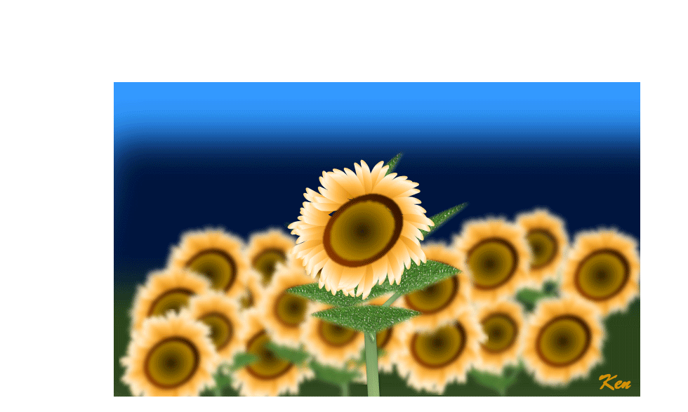 Word作品_ひまわり